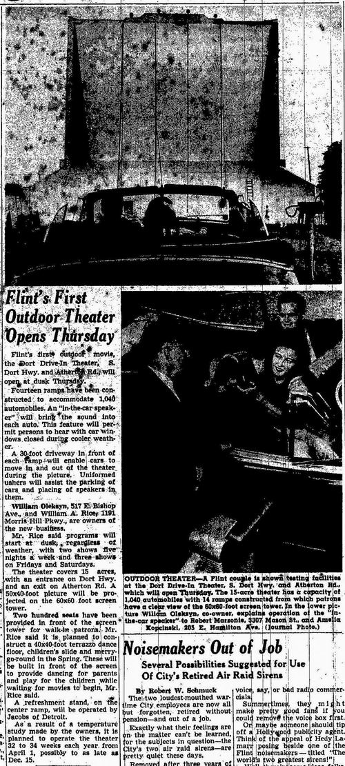 Dort-Eastside Drive-In Theatre - From Ron Gross (newer photo)